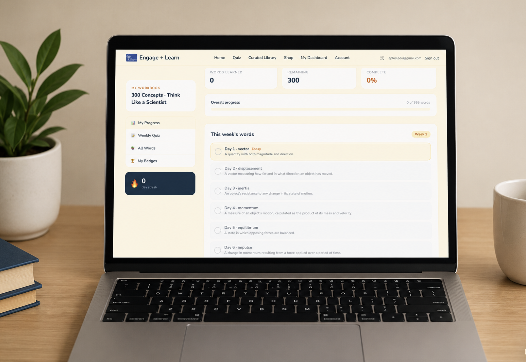 Learning Dashboard